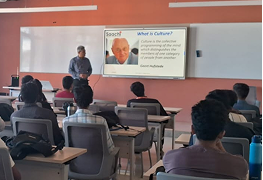 Cross-cultural training session at a university